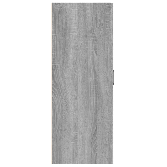 Hangkast 69,5x34x90 cm bewerkt hout grijs sonoma eikenkleurig