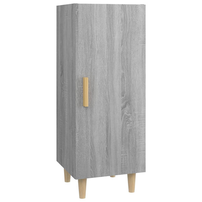 Dressoir 34,5x34x90 cm bewerkt hout grijs sonoma eikenkleurig