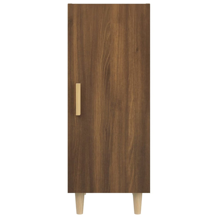 Dressoir 34,5x34x90 cm bewerkt hout bruineikenkleurig