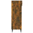 Schoenenkast 30x35x105 cm bewerkt hout gerookt eikenkleurig
