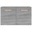 Wandkast 60x36,5x35 cm bewerkt hout grijs sonoma eikenkleurig