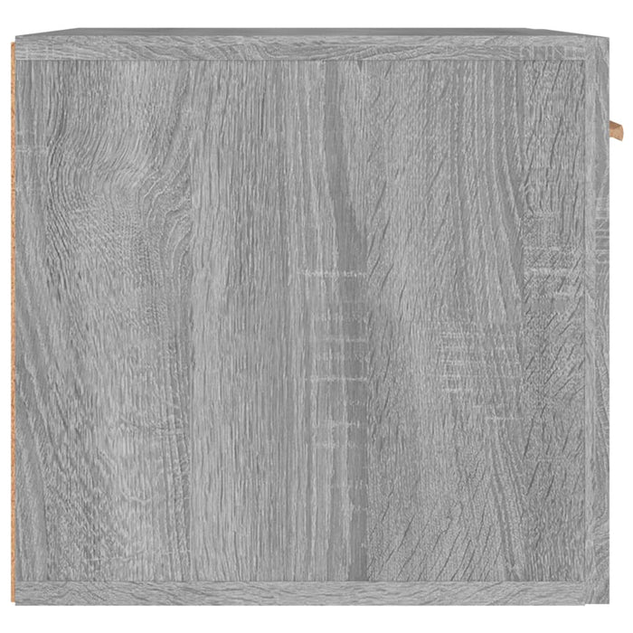 Wandkast 60x36,5x35 cm bewerkt hout grijs sonoma eikenkleurig
