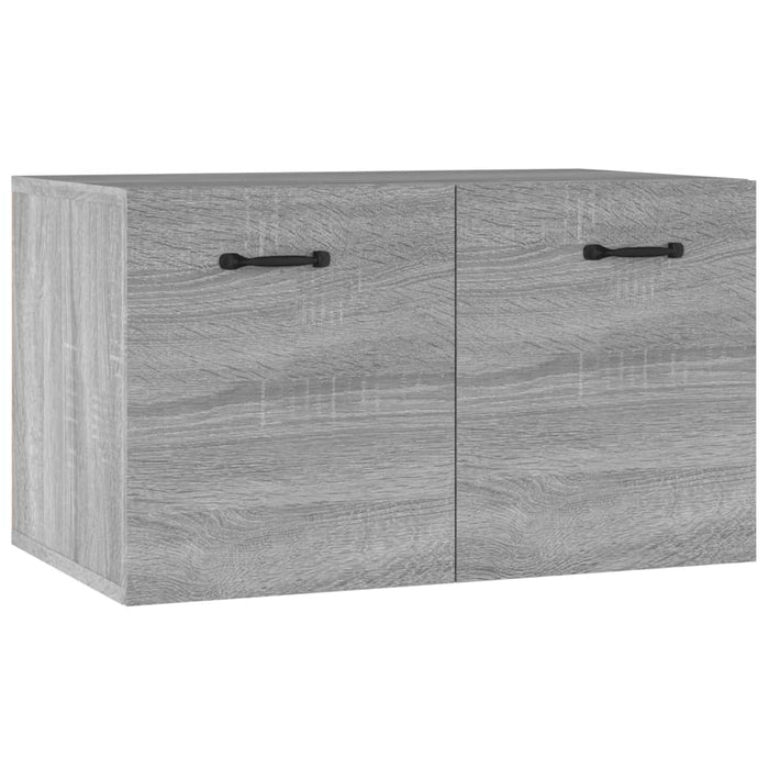 Wandkast 60x36,5x35 cm bewerkt hout grijs sonoma eikenkleurig