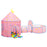 Kinderspeeltent 301x120x128 cm roze