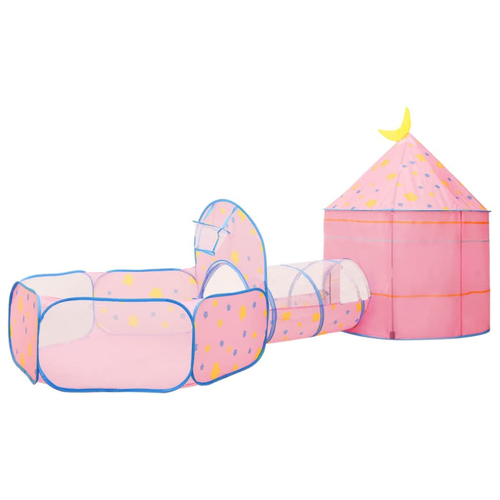 Kinderspeeltent 301x120x128 cm roze