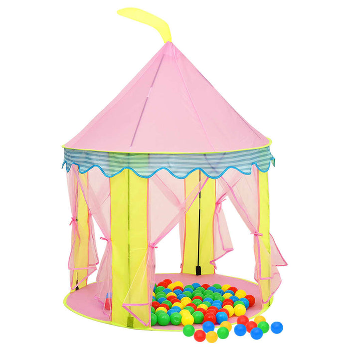 Kinderspeeltent 100x100x127 cm roze