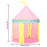 Kinderspeeltent 100x100x127 cm roze