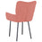 Eetkamerstoelen 2 st fluweel roze