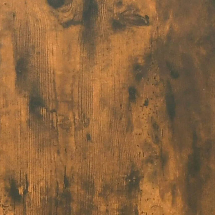Wandkasten 2 st 100x36,5x35cm bewerkt hout gerookt eikenkleurig