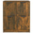 Dressoirs 2 st 60x30x70 cm bewerkt hout gerookt eikenkleurig