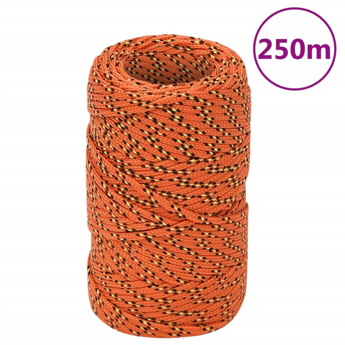 Boottouw 2 mm 250 m polypropyleen oranje