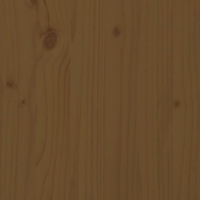 Slaapbank 90x190 cm massief grenenhout honingbruin