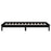 Bedframe LED massief hout zwart 90x190 cm 3FT Single