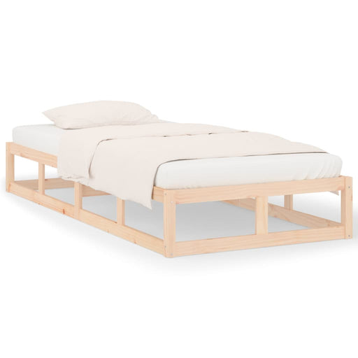 Bedframe massief hout 100x200 cm