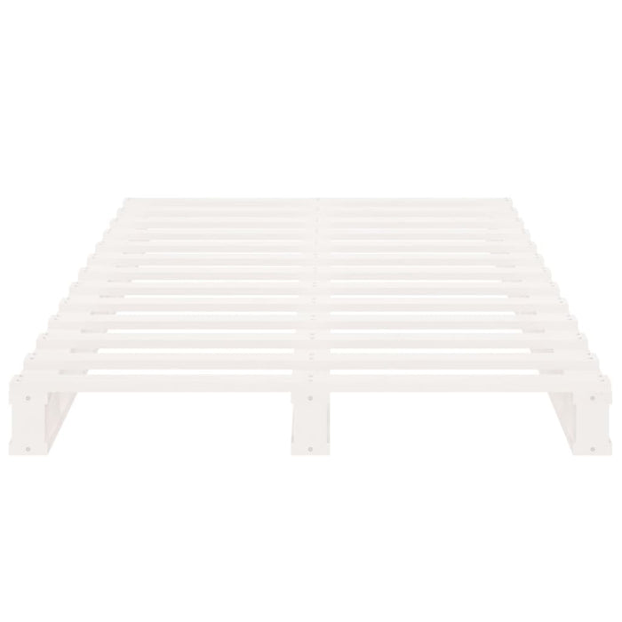 Bedframe massief grenenhout wit 75x190 cm 2FT6 Small Single