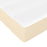 Pocketveringmatras 100x200x20 cm stof crèmekleurig