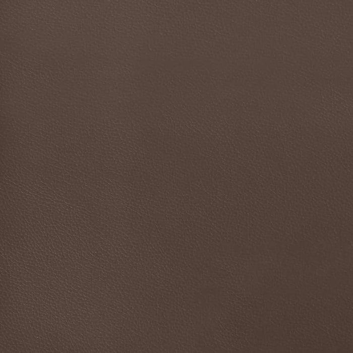 Pocketveringmatras 100x200x20 cm kunstleer bruin