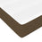 Pocketveringmatras 120x200x20 cm stof donkerbruin