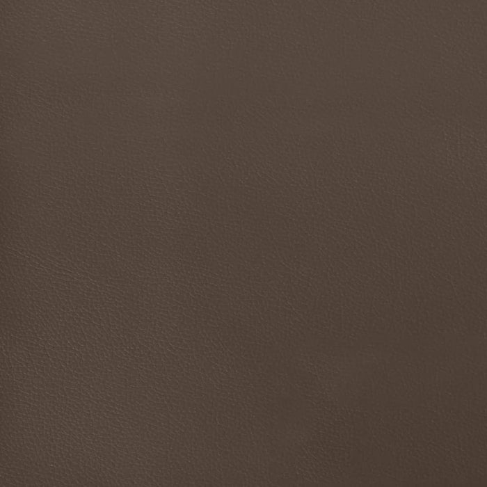 Pocketveringmatras 140x200x20 cm kunstleer bruin