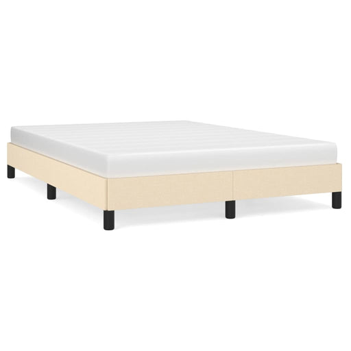 Bedframe stof crèmekleurig 140x200 cm