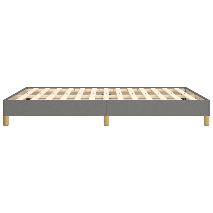 Bedframe stof donkergrijs 140x200 cm