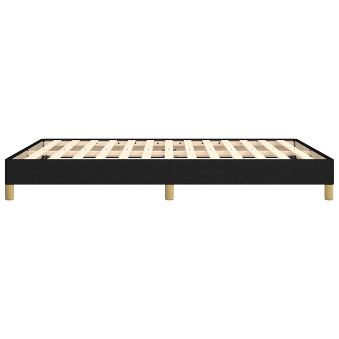 Bedframe stof zwart 140x200 cm