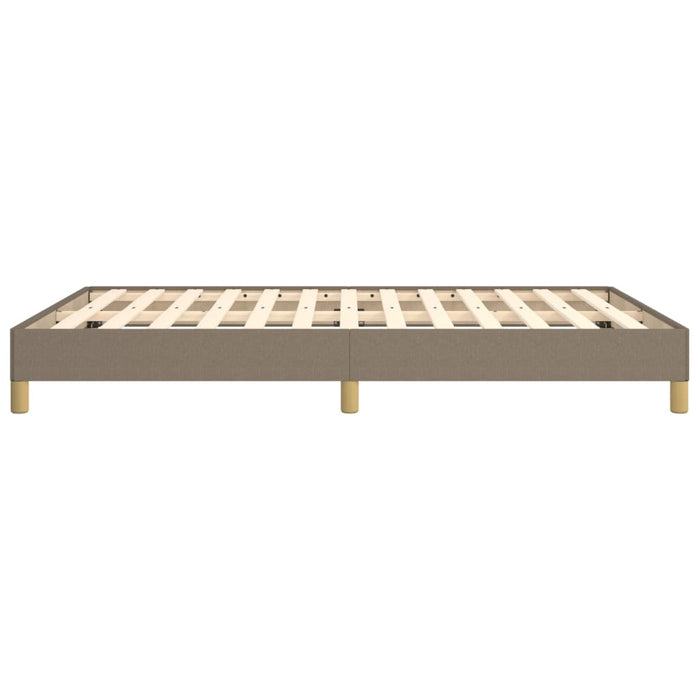 Bedframe stof taupe 140x200 cm