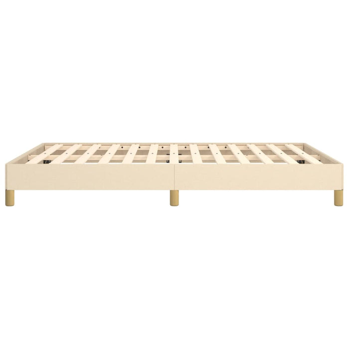 Bedframe stof crèmekleurig 140x200 cm