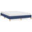 Bedframe stof blauw 140x200 cm