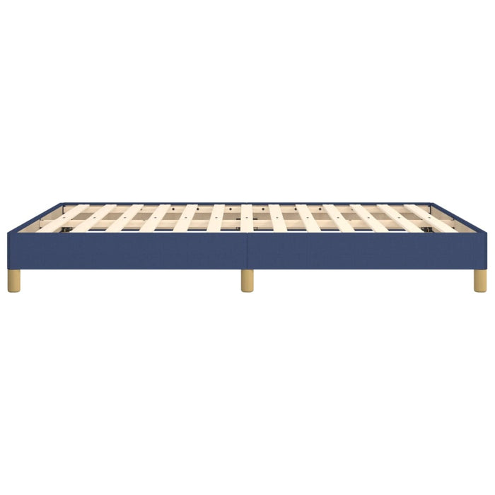 Bedframe stof blauw 140x200 cm