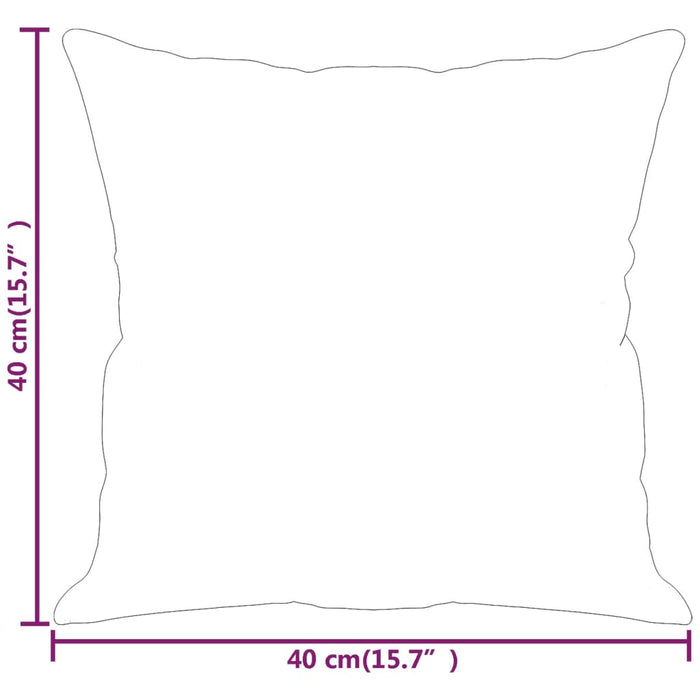 Sierkussens 2 st 40x40 cm fluweel lichtgrijs