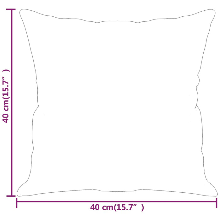 Sierkussens 2 st 40x40 cm fluweel donkergrijs