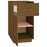 Bureau 40x50x75 cm massief grenenhout honingbruin