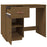 Bureau 95x50x75 cm massief grenenhout honingbruin