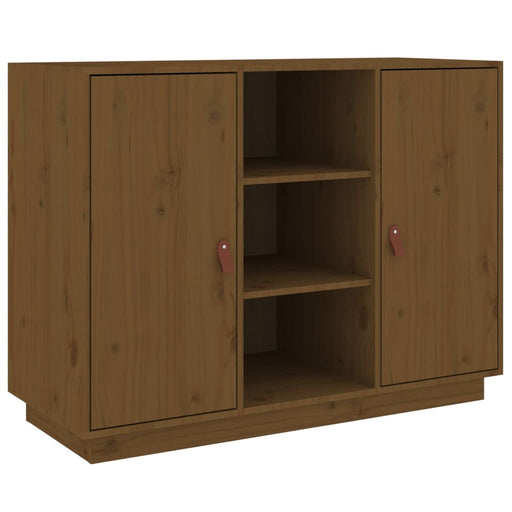 Dressoir 100x40x75 cm massief grenenhout honingbruin