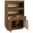 Hoge kast 67x40x108,5 cm massief grenenhout honingbruin