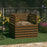 Compostbak 80x80x78 cm massief grenenhout honingbruin