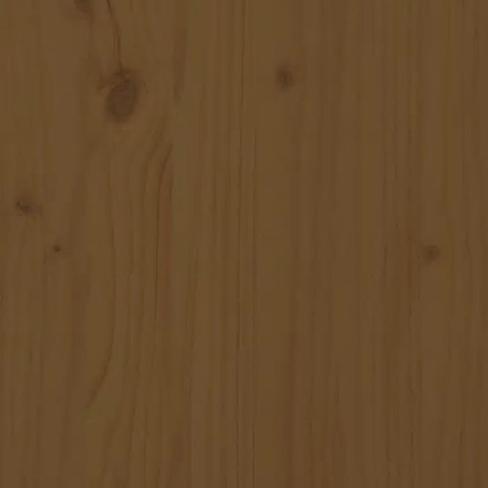 Wandkast 110x40x80 cm massief grenenhout honingbruin