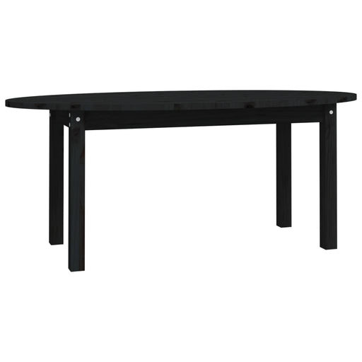 Salontafel 110x55x45 cm massief grenenhout zwart