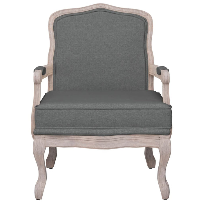 Fauteuil 64x64x90 cm stof donkergrijs