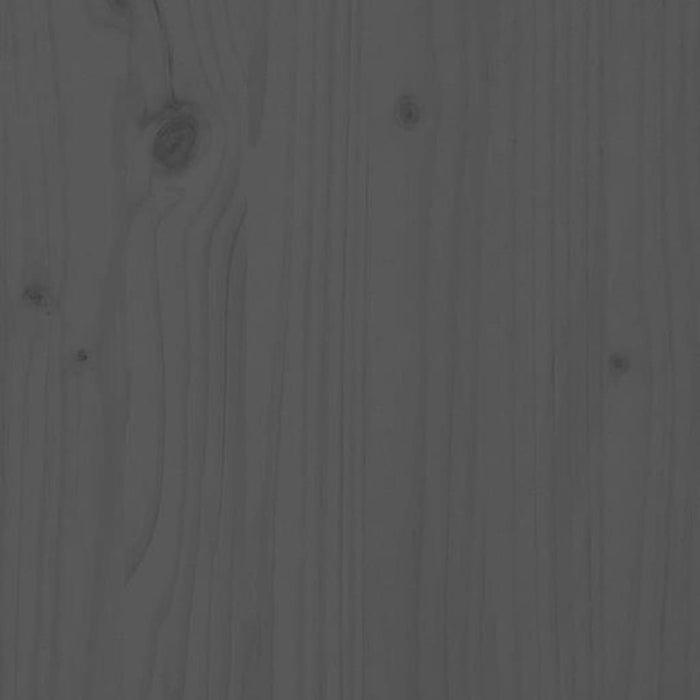 Slaapbank 90x190 cm massief grenenhout grijs