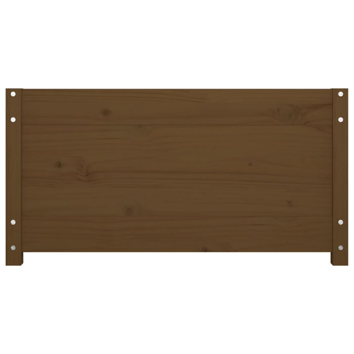 Slaapbank 75x190 cm massief grenenhout honingbruin Small Single