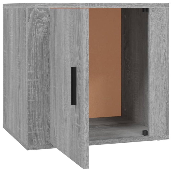 Nachtkastjes 2 st 50x39x47 cm grijs sonoma eikenkleurig