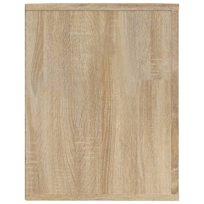 Schoenenrek 75x35x45 cm bewerkt hout sonoma eikenkleurig