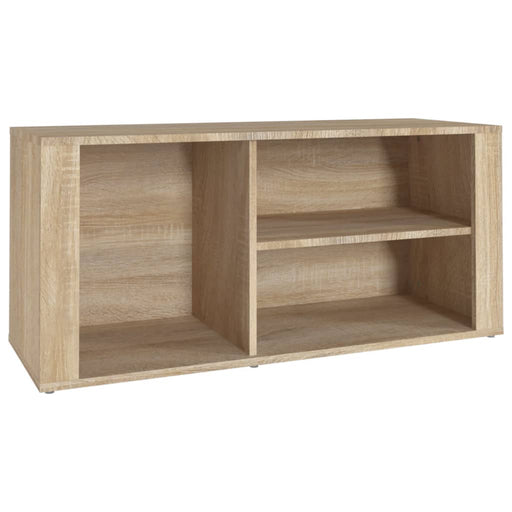 Schoenenkast 100x35x45 cm bewerkt hout sonoma eikenkleurig