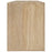 Schoenenkast 100x35x45 cm bewerkt hout sonoma eikenkleurig