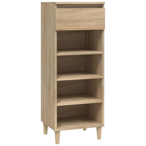 Schoenenkast 40x36x105 cm bewerkt hout sonoma eikenkleurig