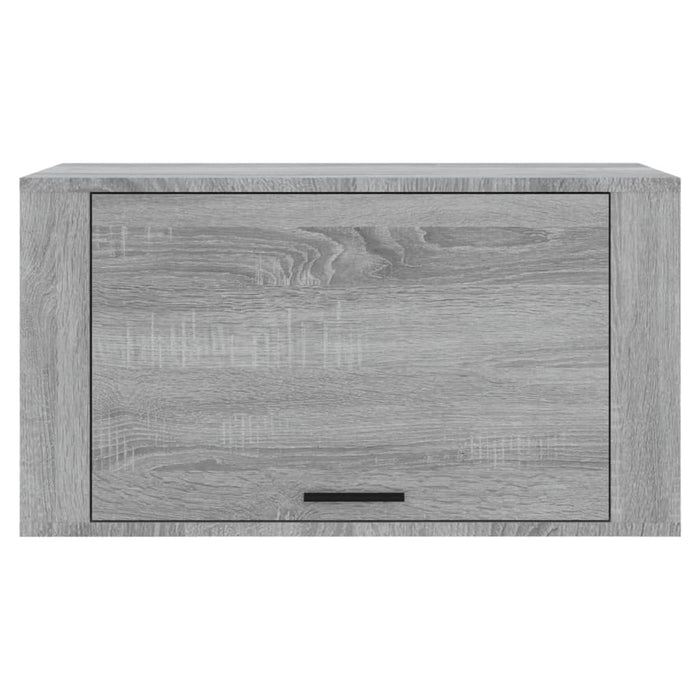 Wandschoenenkast 70x35x38 cm massief grenenhout sonoma grijs