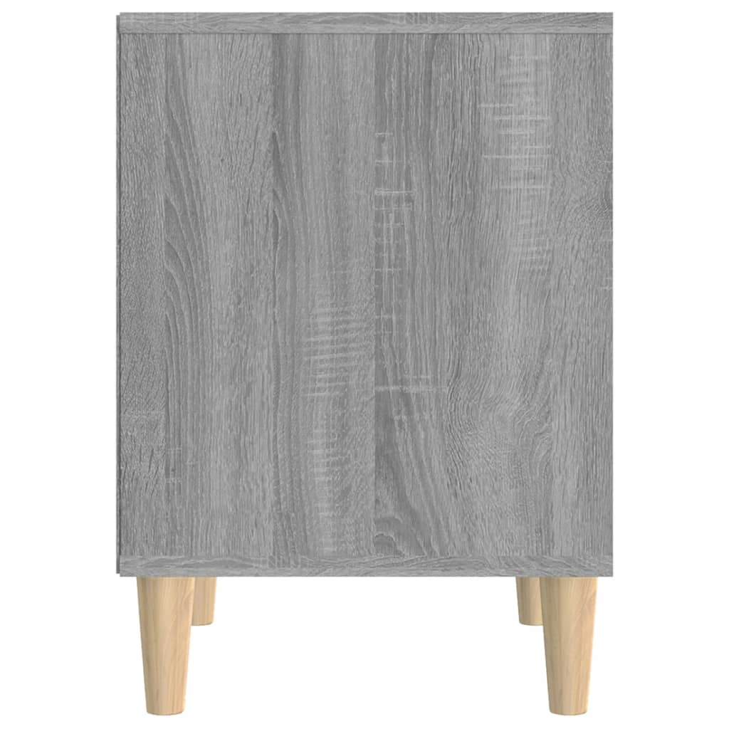 Nachtkastjes 2 st 40x35x50 cm grijs sonoma eikenkleurig