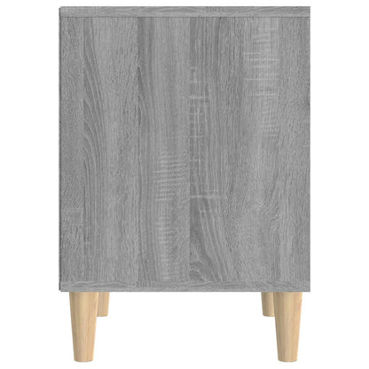 Nachtkastjes 2 st 40x35x50 cm grijs sonoma eikenkleurig